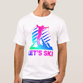 Camiseta Retro Ski Vintage 80S 90S Outfit Skiing