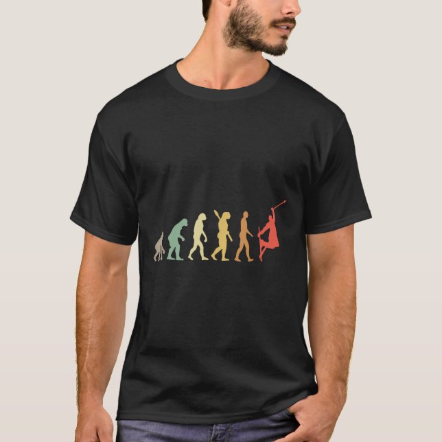 Camiseta Retro Skiing Evolution For Skiers Skiing Season (Frente)