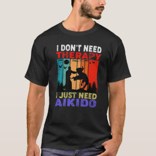 Camiseta Retro Slogan Sunset Eu não preciso de Terapia