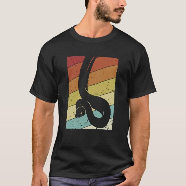 Camiseta Retro Snake Pythonidae Snake Owner Banana Ball Pyt (Frente)