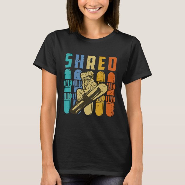 Camiseta Retro Snowboard (Frente)
