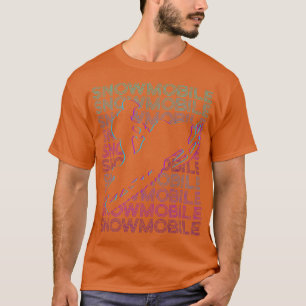 Camiseta Retro Snowmobile