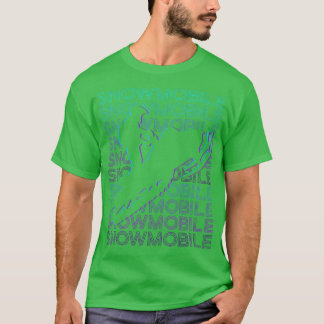 Camiseta Retro Snowmobile 845
