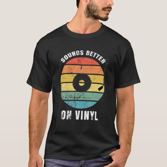 Camiseta Retro Soa Melhor No Vinil - Antiga Música Escolar  (Frente)