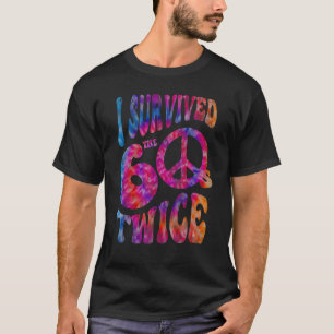 Camiseta Retro, SOBREVIVI MEUS 60 ANOS, DUAS VEZES 70, Aniv