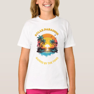 Camiseta Retro Solar Paradise Guided by the Tides