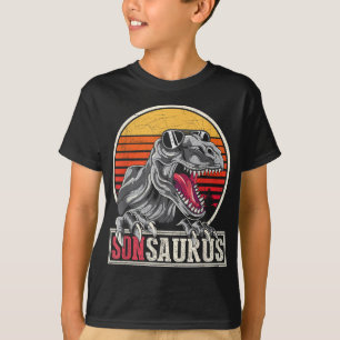 Camiseta Retro Son Gift Idea Legal Dinossauro Sonsaurus T R