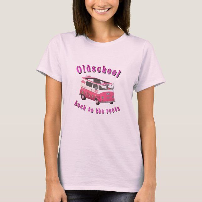 Camiseta Retro Sorvete Van OldSchool Vibes Tee (Frente)