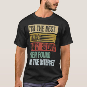 Camiseta Retro, sou a melhor coisa que meu filho já encontr