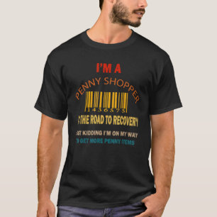 Camiseta Retro, sou Penny Shopper na estrada para recuperaç