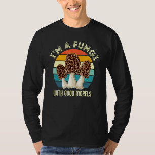 Camiseta Retro Sou um Fungo com Bom Morel Meme