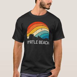 Camiseta Retro South Carolina City Myrtle Beach Skyline Vin