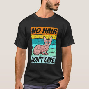 Camiseta Retro Sphynx Gato Para Mulheres Homens Crianças Ga
