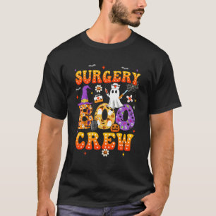 Camiseta Retro Spooky Surgery Boo Surgical Tech Nurse