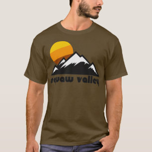 Camiseta Retro Squaw Valley Touristiy Souvenir Viagem Calif