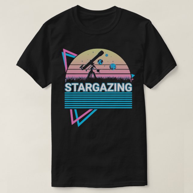 Camiseta Retro Stargazer Stargazer Stargazer Stargazer (Frente do Design)