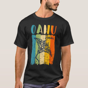 Camiseta Retro Stingray Oahu Hawaii Matando Amigos Família