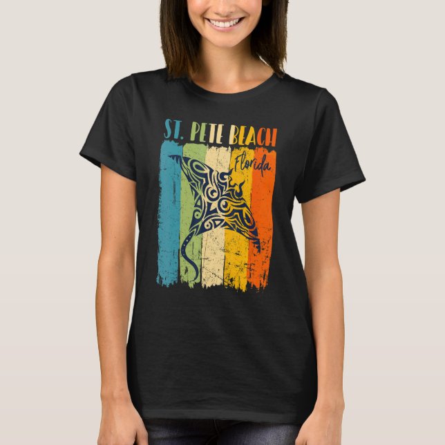 Camiseta Retro Stingray Rua Pete Beach Theme Friel (Frente)