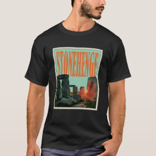 Camiseta Retro Stonehenge England Souvenir