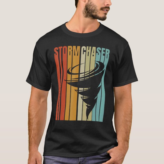 Camiseta Retro Storm Chaser Stormchaser Tornado Meteorologi (Frente)