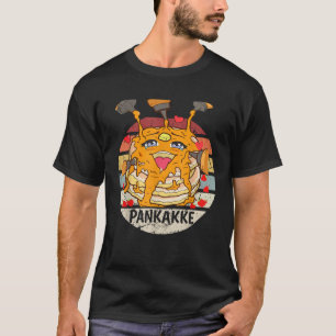 Camiseta Retro Stripe Vintage Foodie Engraçado Pun Pank