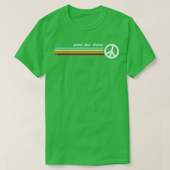 Camiseta Retro Stripes Drama (Frente do Design)