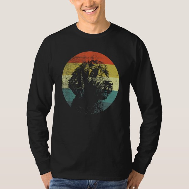 Camiseta Retro Style Goldendoodle Dog (Frente)