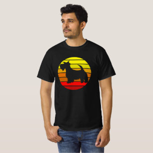 Camiseta Retro Summer Beach Terrier Dog