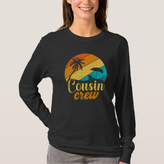 Camiseta Retro Summer Family Vacation Vintage Beach Cousin