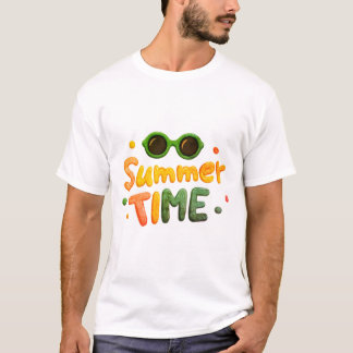 Camiseta Retro Summer Time – férias