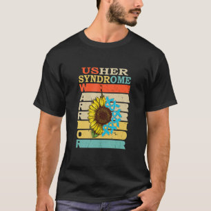 Camiseta Retro Sunflower Warrior Ribbons Vintage USHER SYND