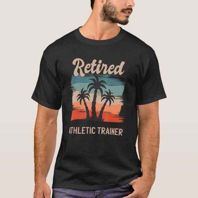 Camiseta Retro Sunset Beach Retirement Quote Aposente Apose (Frente)