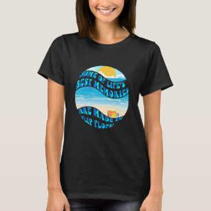 Camiseta Retro Sunset Beach Vacching Matching Family Girls