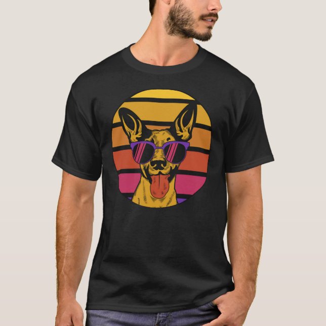 Camiseta Retro Sunset Chihuahua (Frente)
