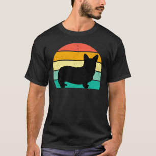 Camiseta Retro Sunset Corgi