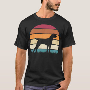 Camiseta Retro Sunset Dog Pet Lover German Shorthaired Poin