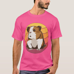 Camiseta Retro Sunset Guiné Pig
