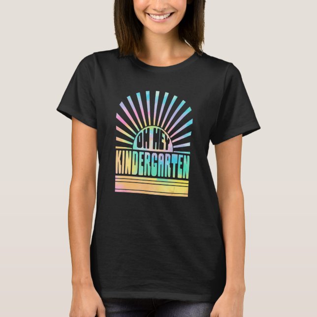 Camiseta Retro Sunset Oh Hey Fifth Grade Back To School 5th (Frente)
