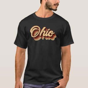 Camiseta Retro Sunset Ohio State For Mens Womens Kids