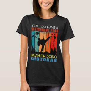 Camiseta Retro Sunset Slogan Retirement Eu Planejo Fazer Sh