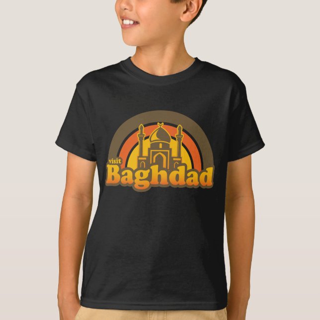 Camiseta Retro super de Bagdade (Frente)