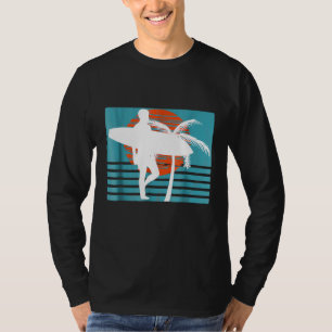 Camiseta Retro Surfing Sport Hawaii Surfboard Vintage