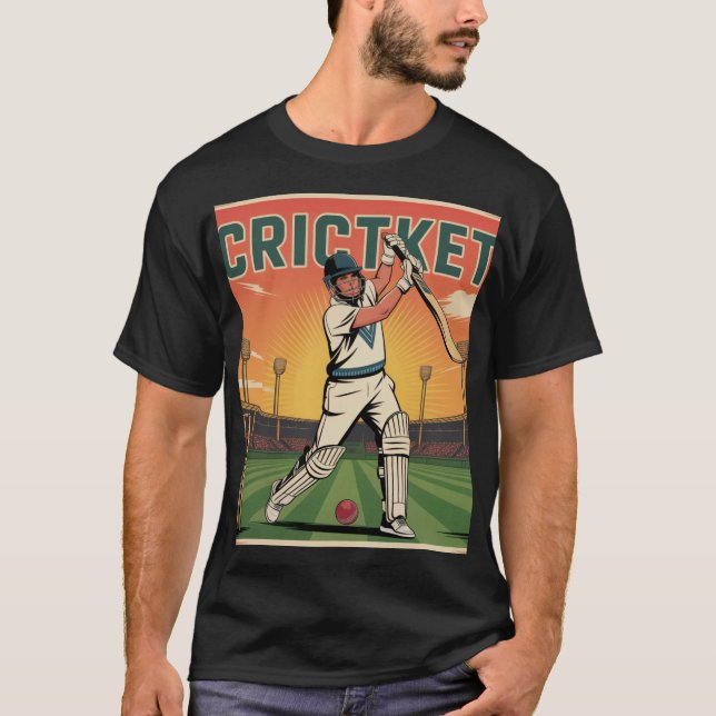 Camiseta Retro T20 Cricket Fever Tee (Frente)