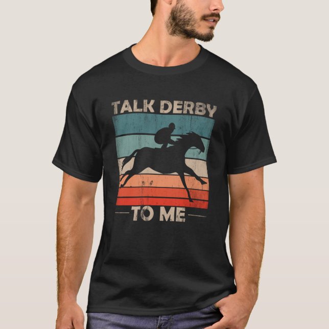 Camiseta Retro Talk Derby Para Mim (Frente)
