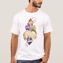 Camiseta Retro tatuagem cruzada e phonix design - Gay