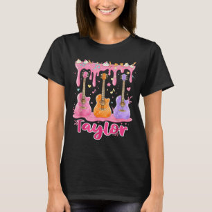 Camiseta Retro Taylor Sorvete Dripng Groovy 80's Mulheres E