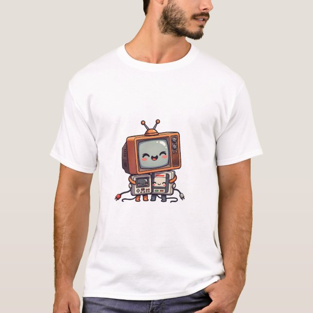 Camiseta Retro Tech Friends (Frente)