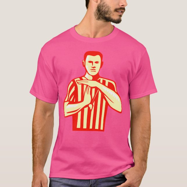 Camiseta Retrô técnico de basquetebol em referência (Frente)