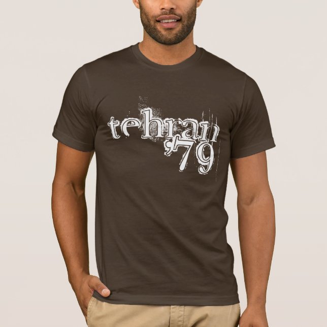 Camiseta Retro "tehran '79" (Frente)