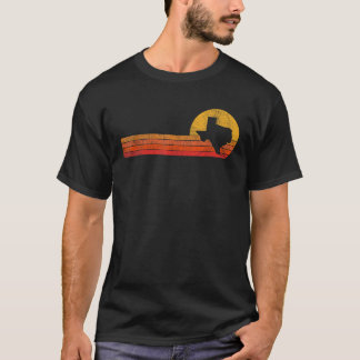 Camiseta Retro Texas Divertido Texas Casa Raízes Texas Vint